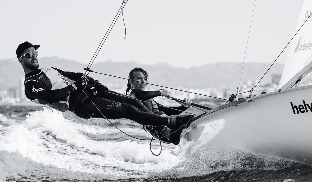 Team Zhik - Jeremie Mion et Camile Lecointre